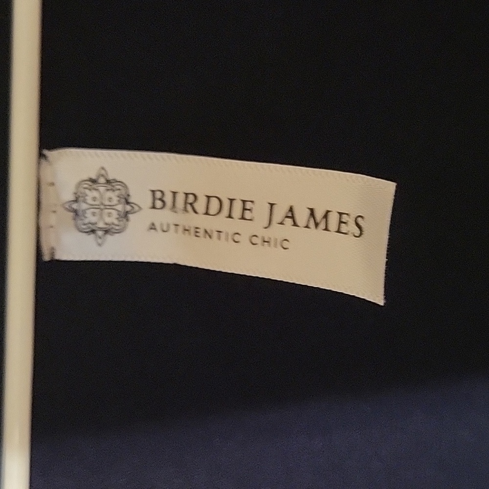 Birdie James Midi Dress Sleeveless Navy Blue Womens Size XS - Picture 3 of 5